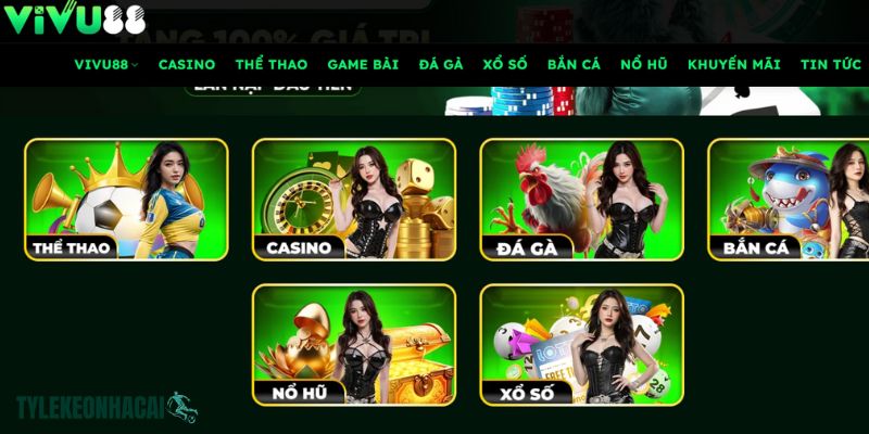 Sân chơi tự hào cung cấp một danh mục sản phẩm đa dạng và chất lượng