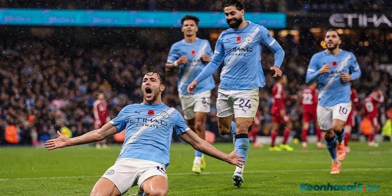 Thầy trò Pep Guardiola áp đảo hoàn toàn trận đấu
