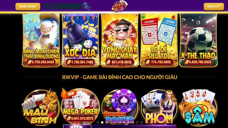 Cổng game gây ấn tượng mạnh với người chơi bởi giao diện thiết kế đẹp