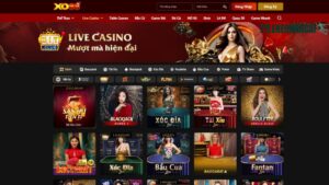 XO88 tái hiện không gian cá cược đẳng cấp với hàng loạt trò chơi kinh điển tại live casino